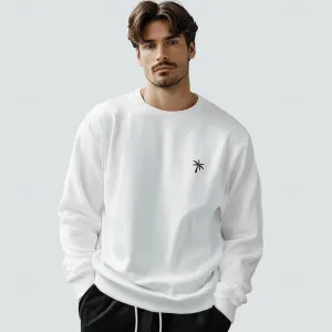 100% Cotton Palm Tree Graphic Sweatshirt