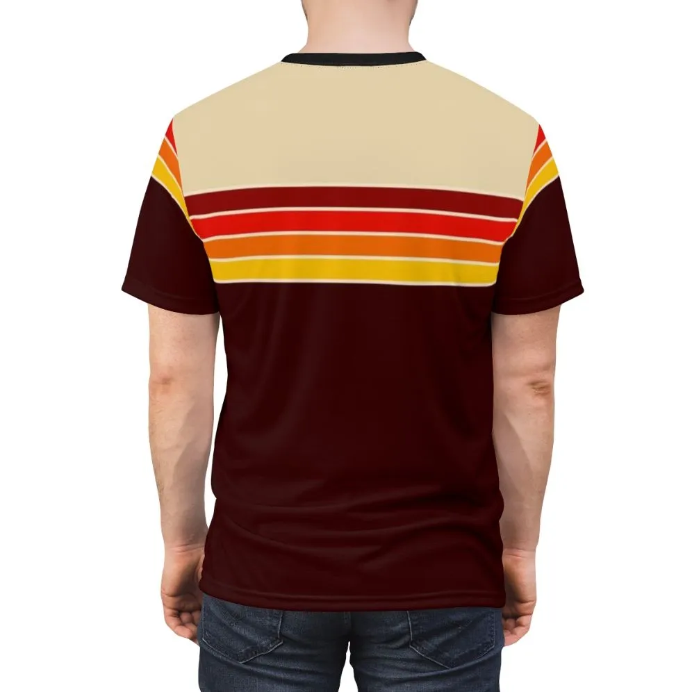 70s Inspired Retro Striped T-Shirt | Vintage Graphic Tee