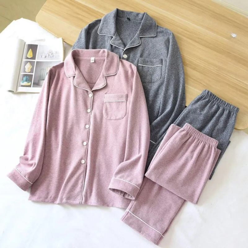 Autumn Pattern Men's Pajamas Set
