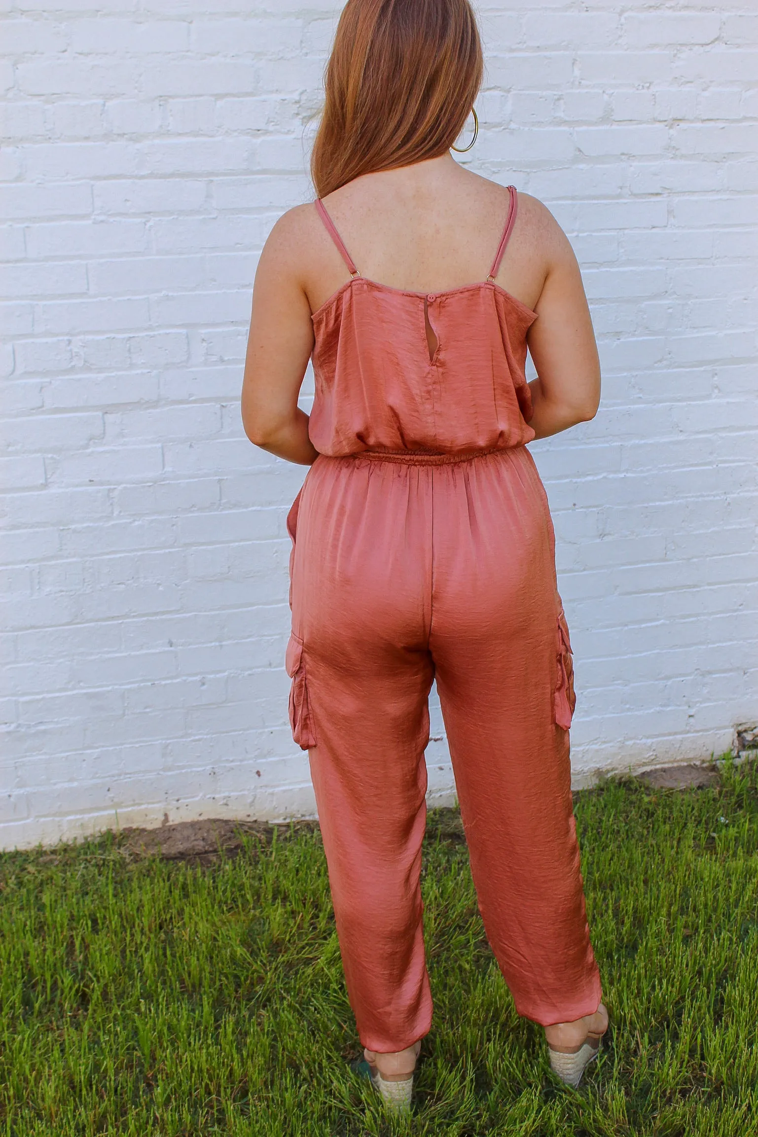 Bella Copper Jumpsuit