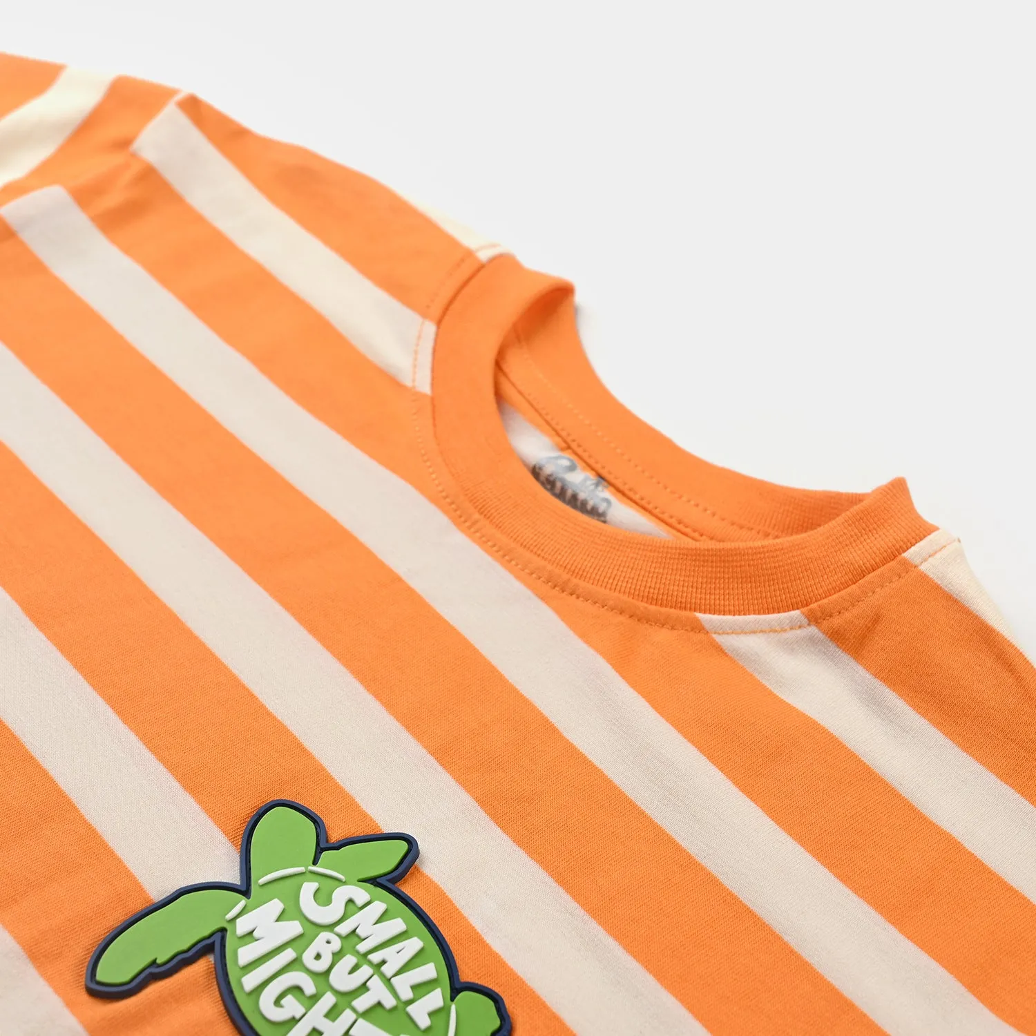 Boys T-Shirt H/S Small But Mighty- Orange