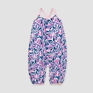 Burt's Bees Baby Watercolor Dreams Organic Cotton Bubble Romper Jumpsuit