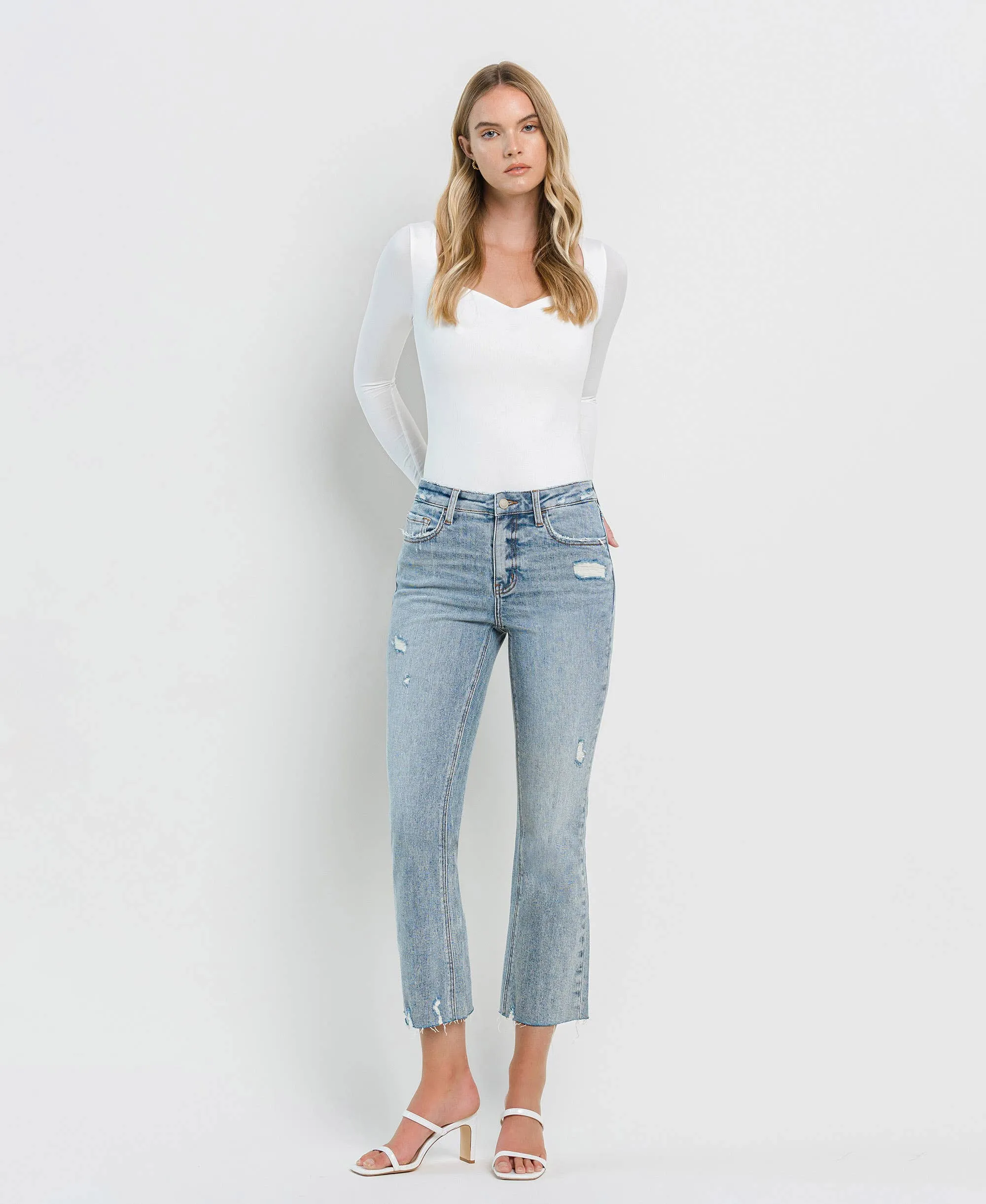 CALI KISS HIGH RISE KICK FLARE JEANS