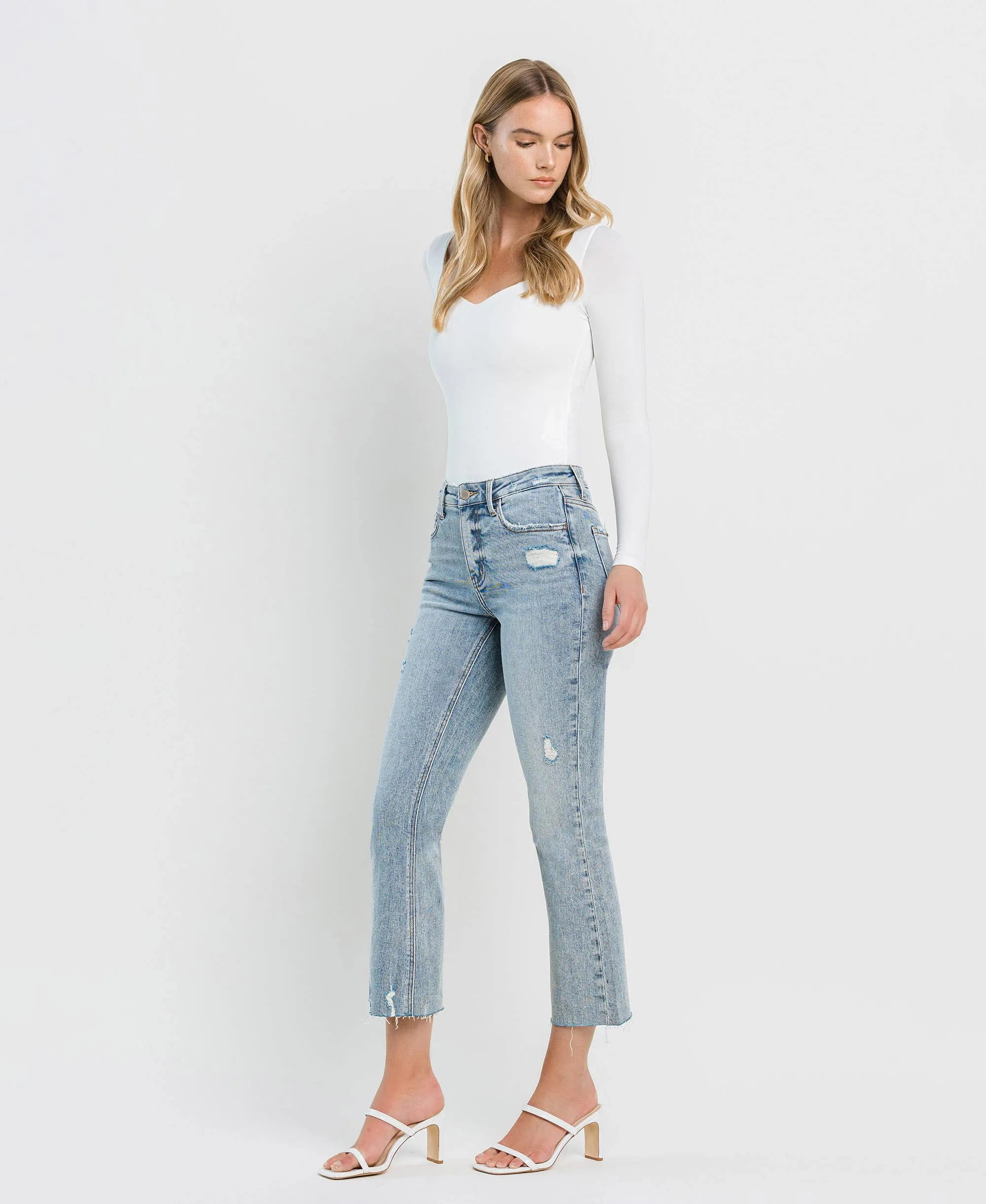 CALI KISS HIGH RISE KICK FLARE JEANS