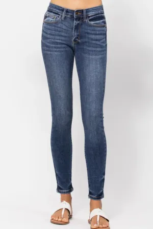 Constance - Mid-Rise Skinny Non-Distressed Judy Blue Jeans