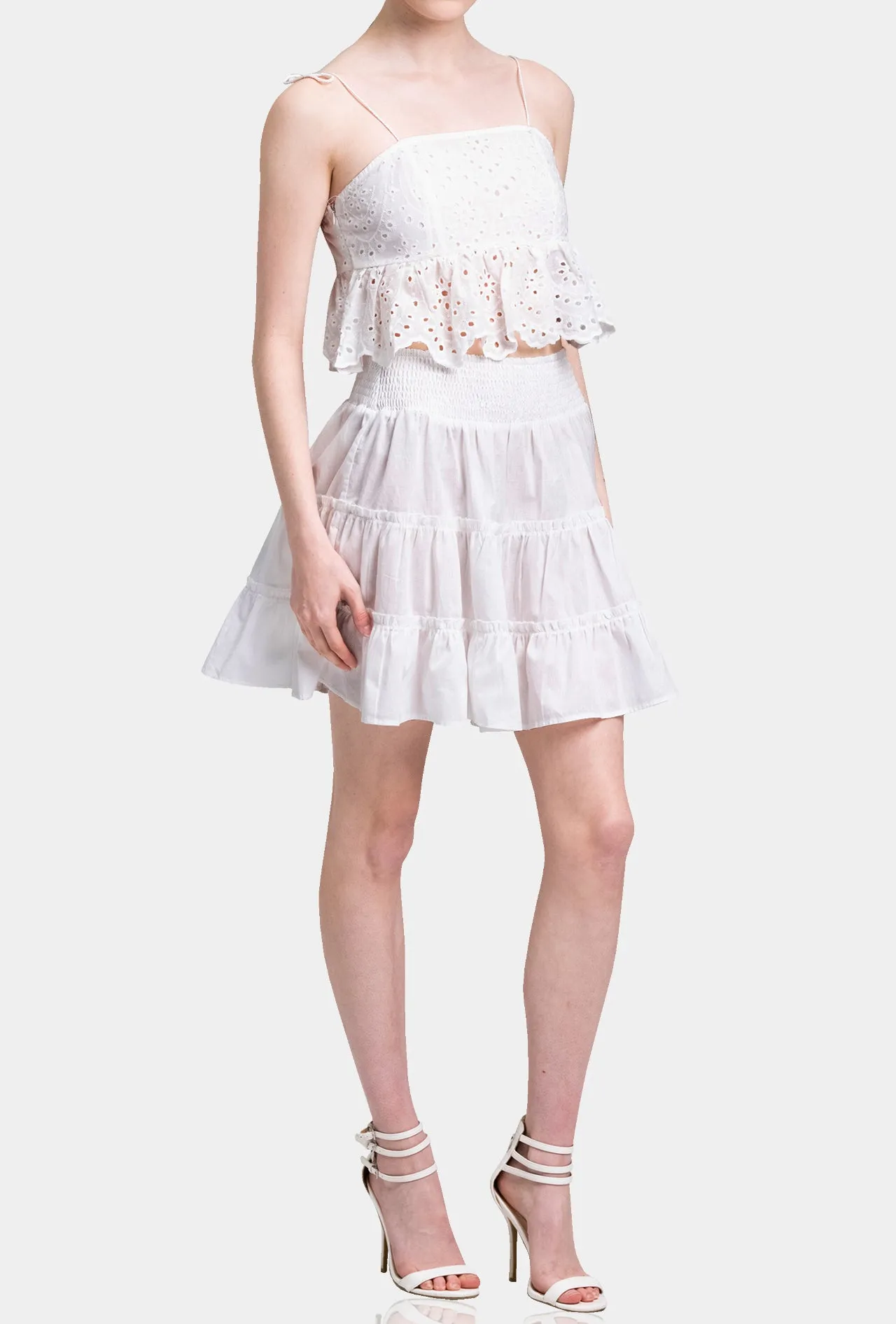 Cotton Mini Skirt for Women