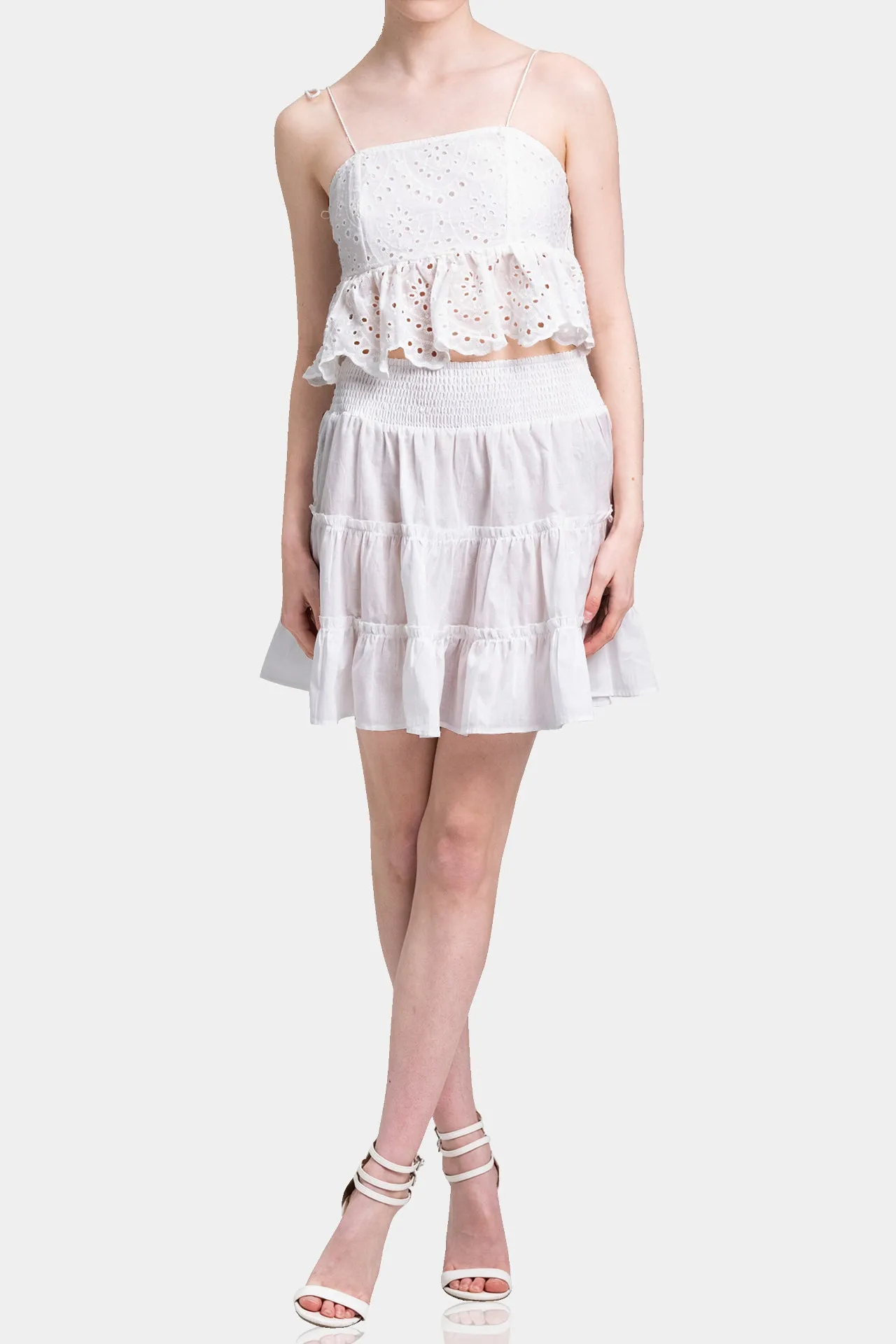 Cotton Mini Skirt for Women