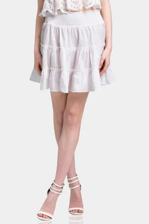 Cotton Mini Skirt for Women