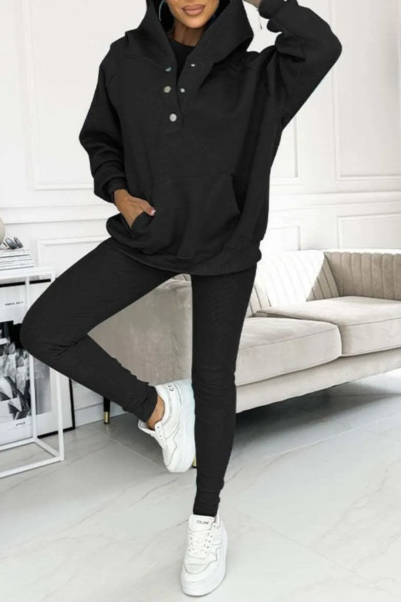 Cozy 3 Piece Matching Hoodie Set