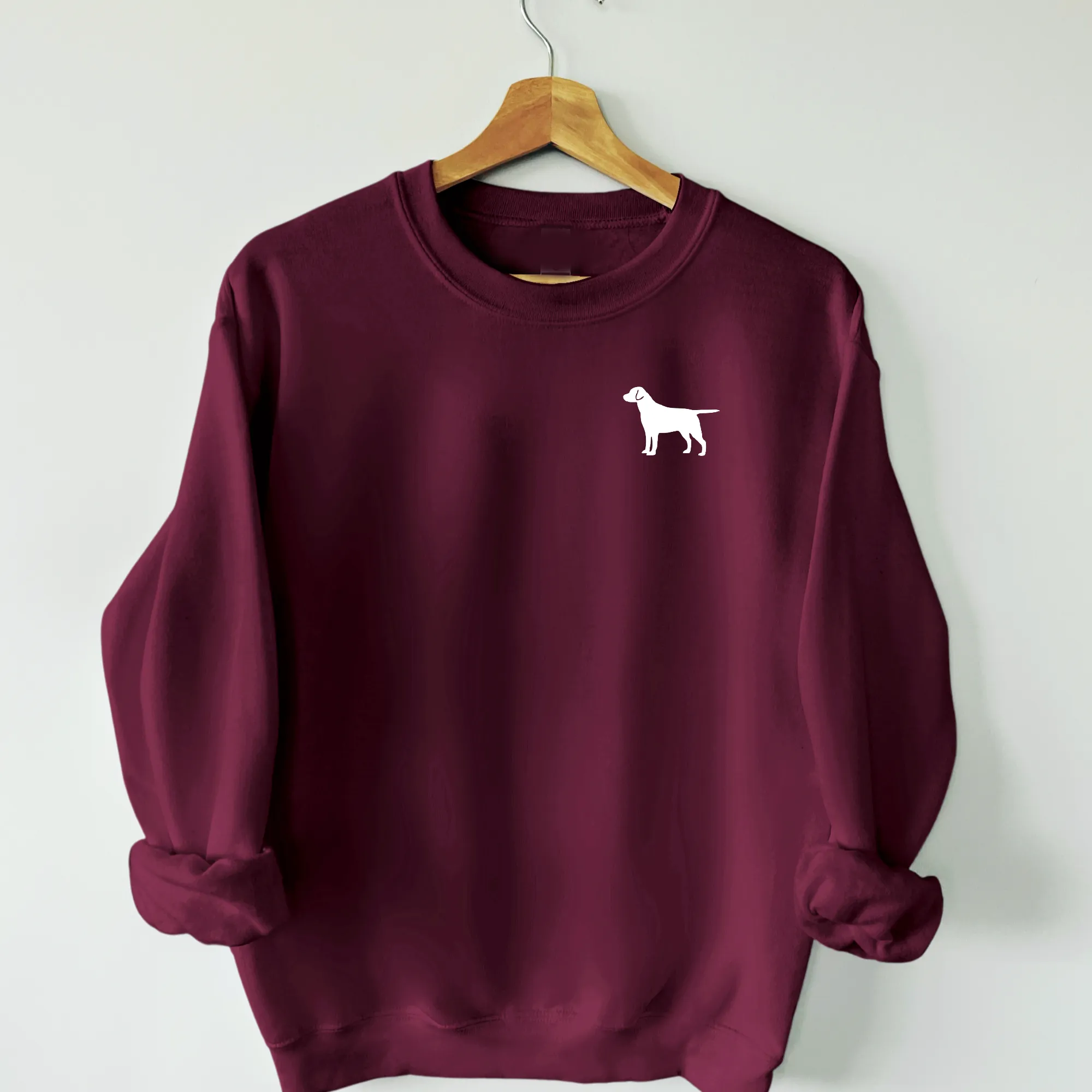 Dog Logo Sweatshirt - Customise with ANY Dog Breed - Unisex Relaxed Fit