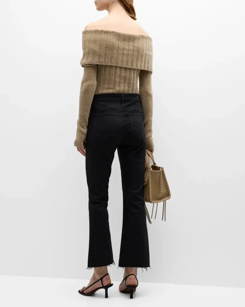 Farrah Boot Crop, Sulfur Black