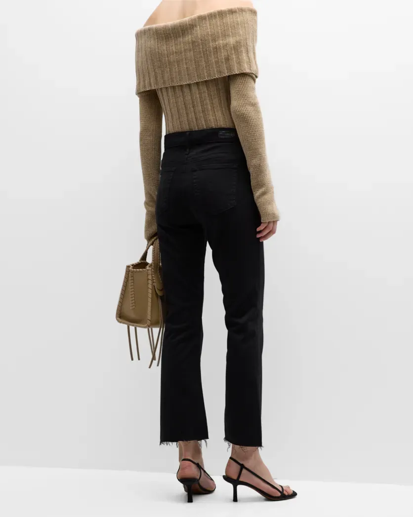 Farrah Boot Crop, Sulfur Black