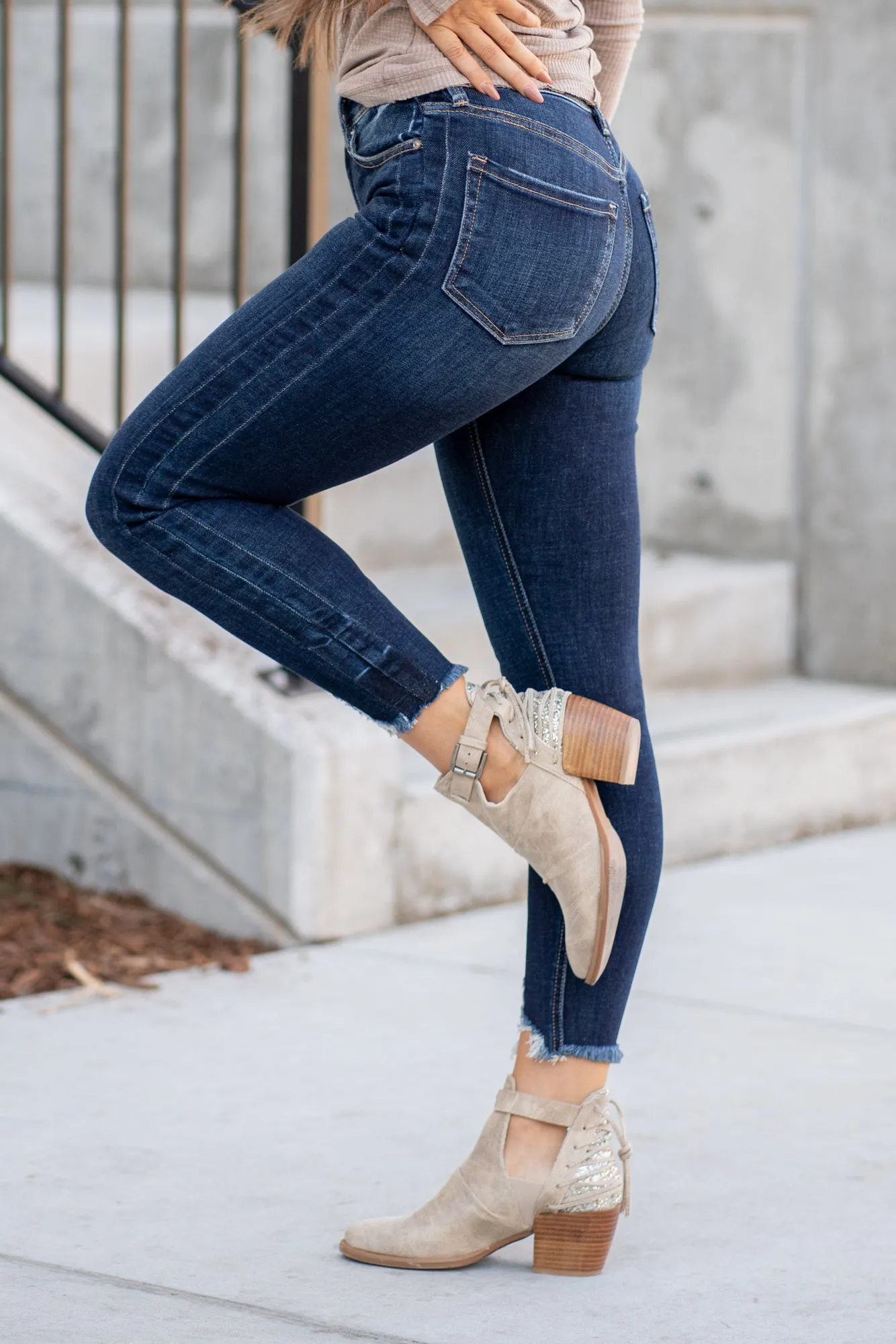 Farrah High Rise Ankle Skinny