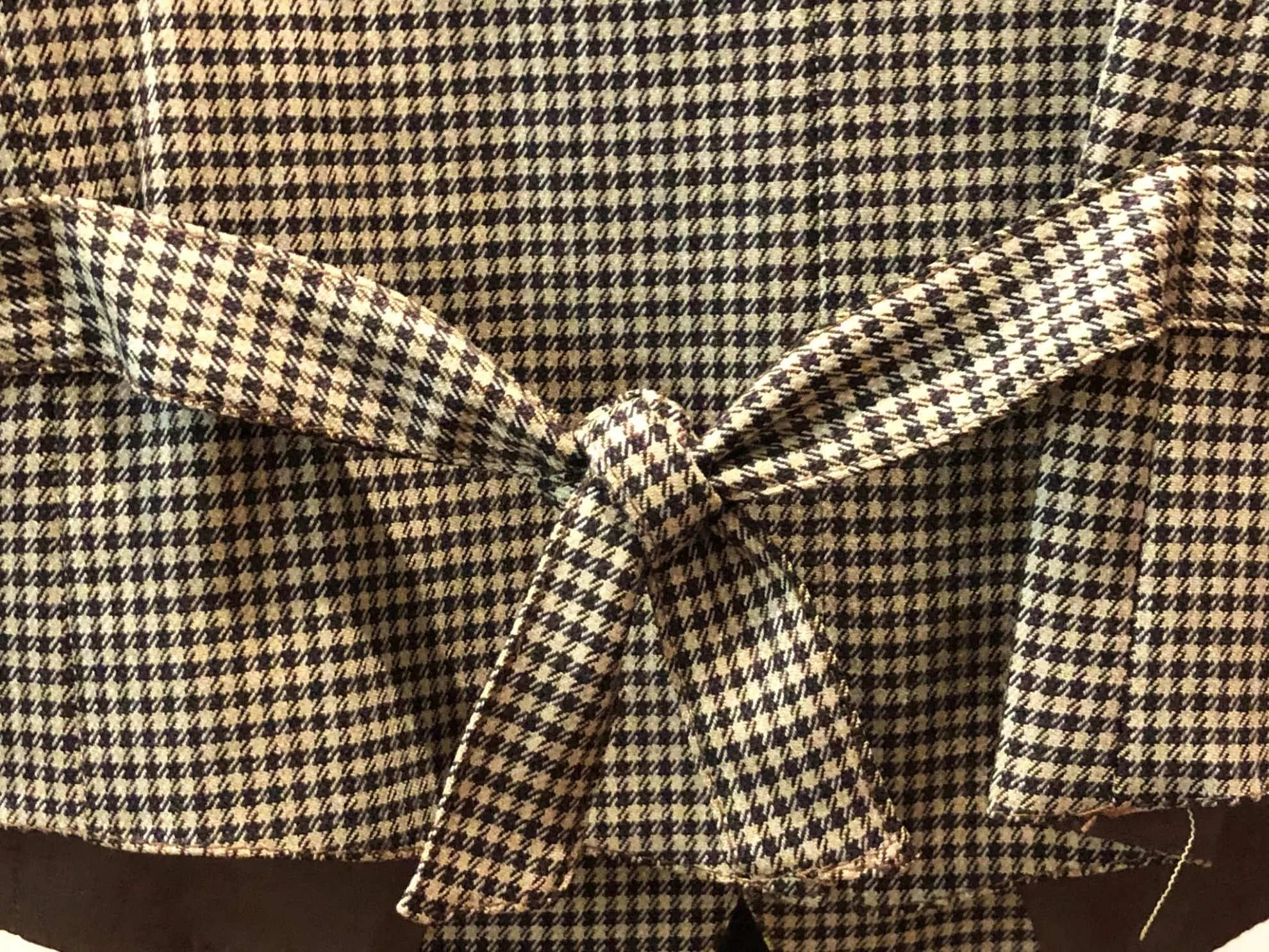 Gerard Darel Brown Gingham Waistcoat
