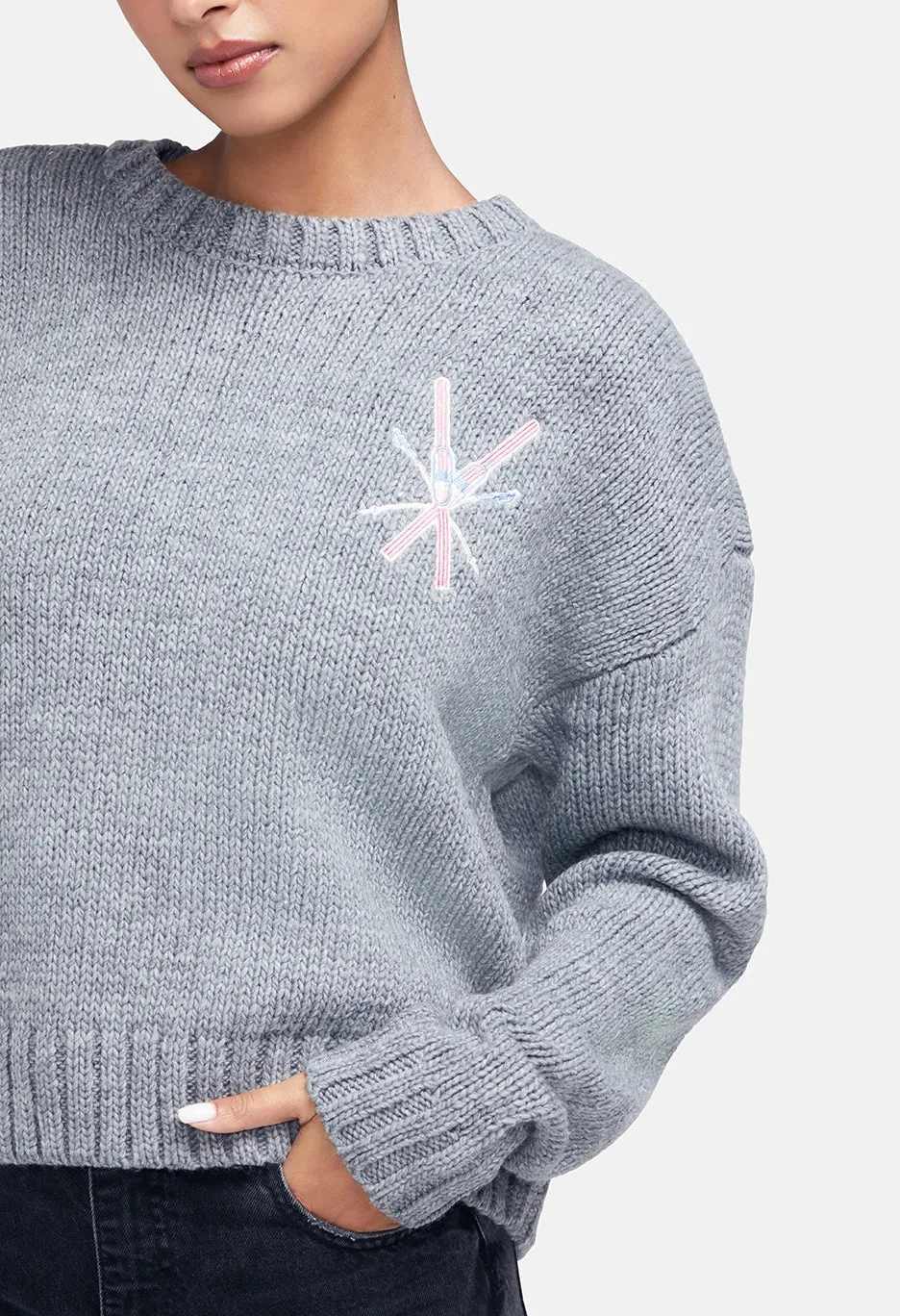 Go With Snow Sweater