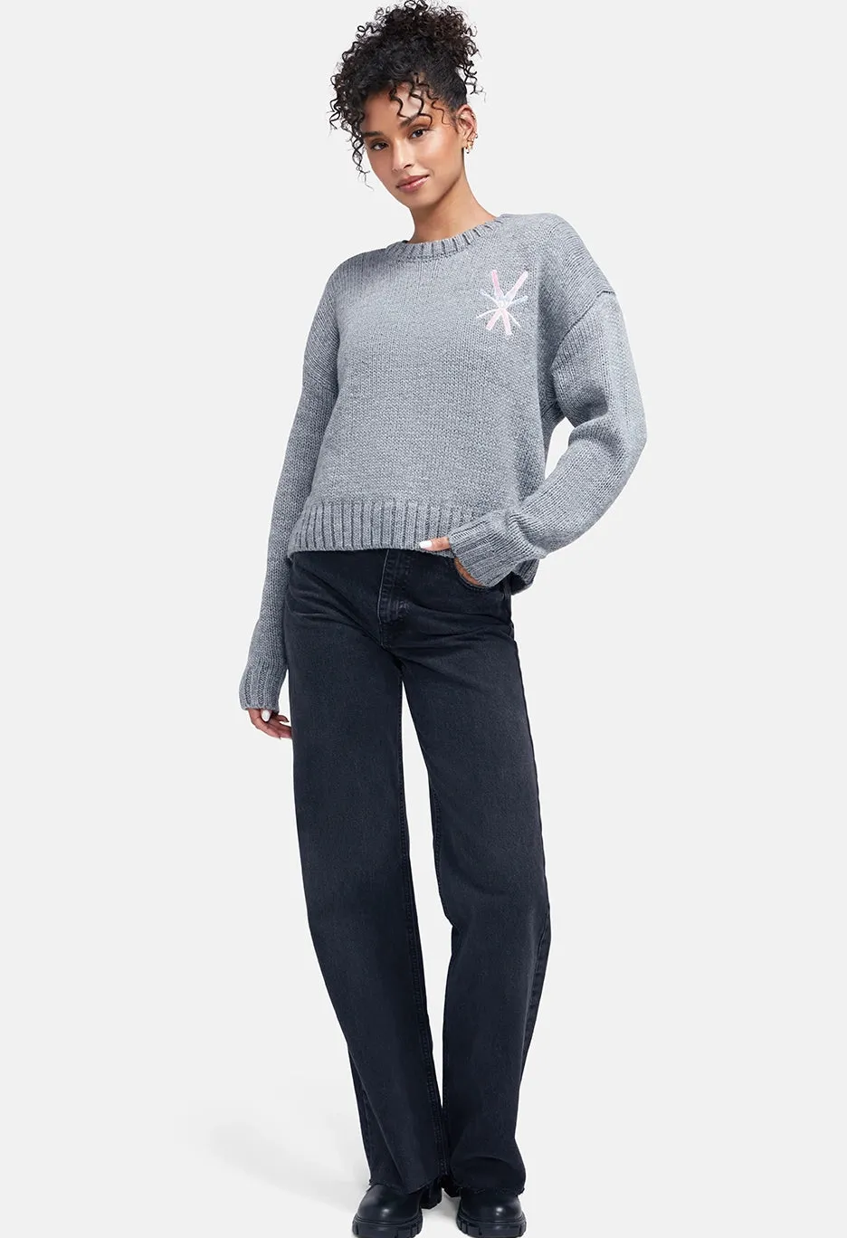 Go With Snow Sweater