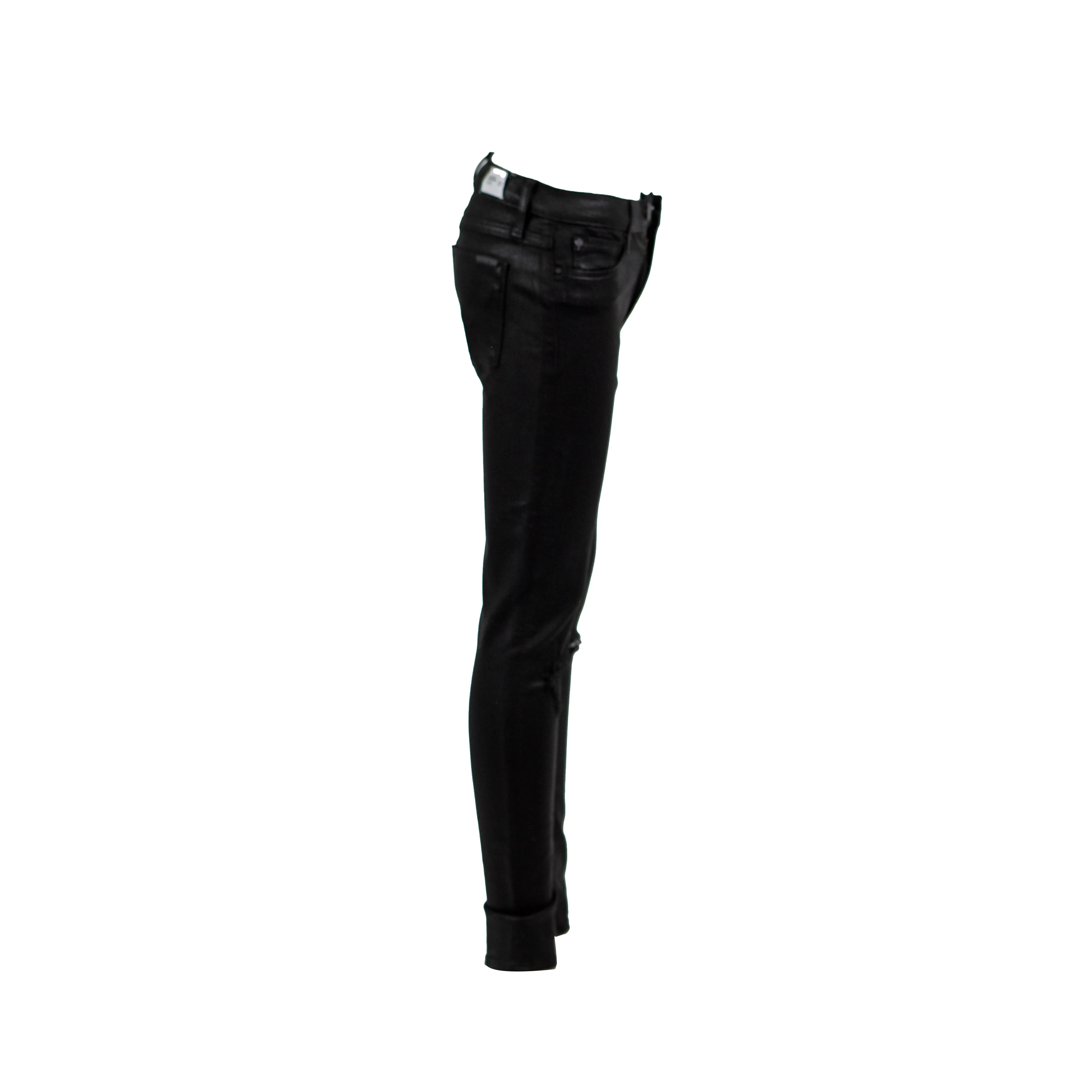 Hudson Junior's High Waist Barbara Super Skinny Boutique Denim Jeans Black 27