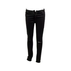 Hudson Junior's High Waist Barbara Super Skinny Boutique Denim Jeans Black 27