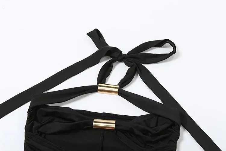 Hung Up On You Black One Piece Jumpsuit