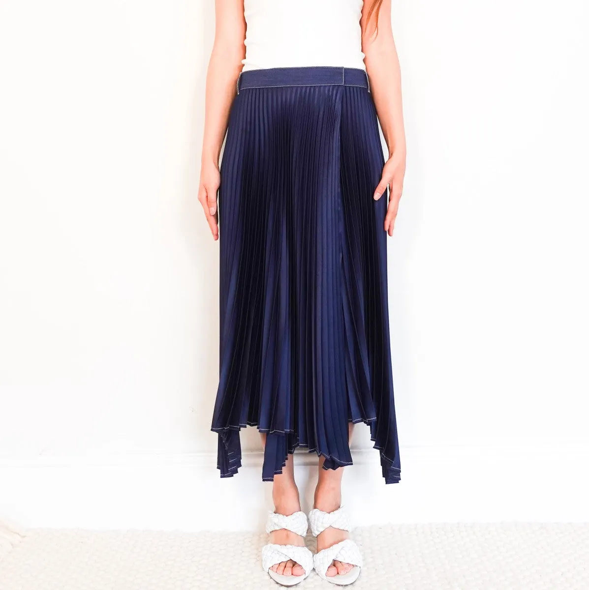 Italia pleated skirt S RRP £250