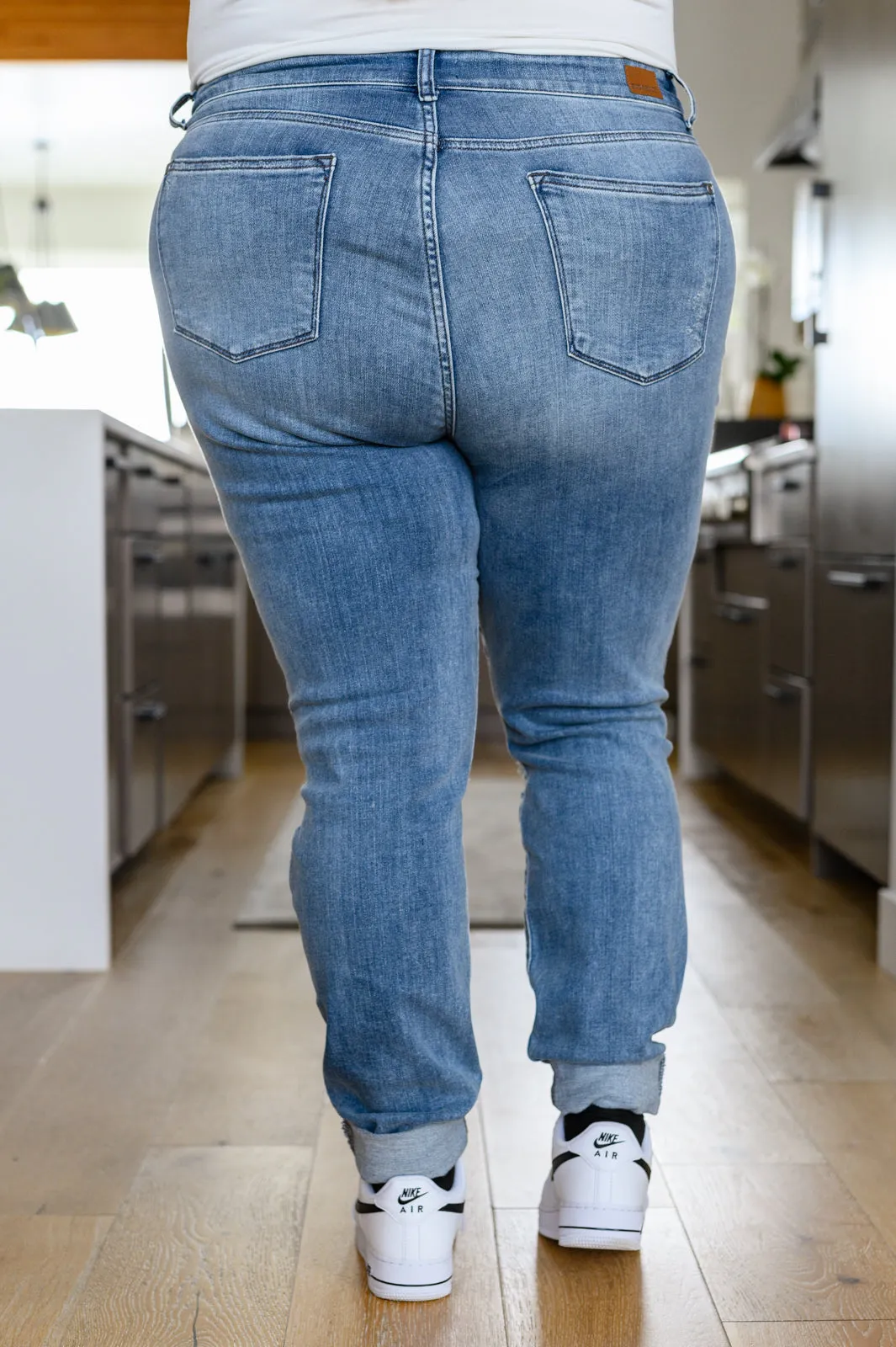 Judy Blue Bring It Up Tall Destroyed Skinny Jeans