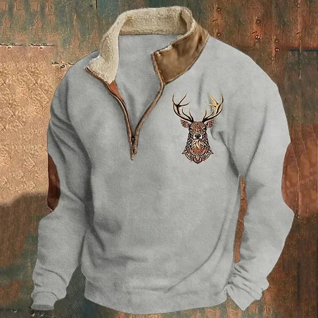 Luke | Quarter zip-up sweater
