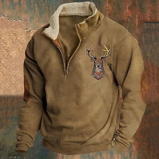 Luke | Quarter zip-up sweater
