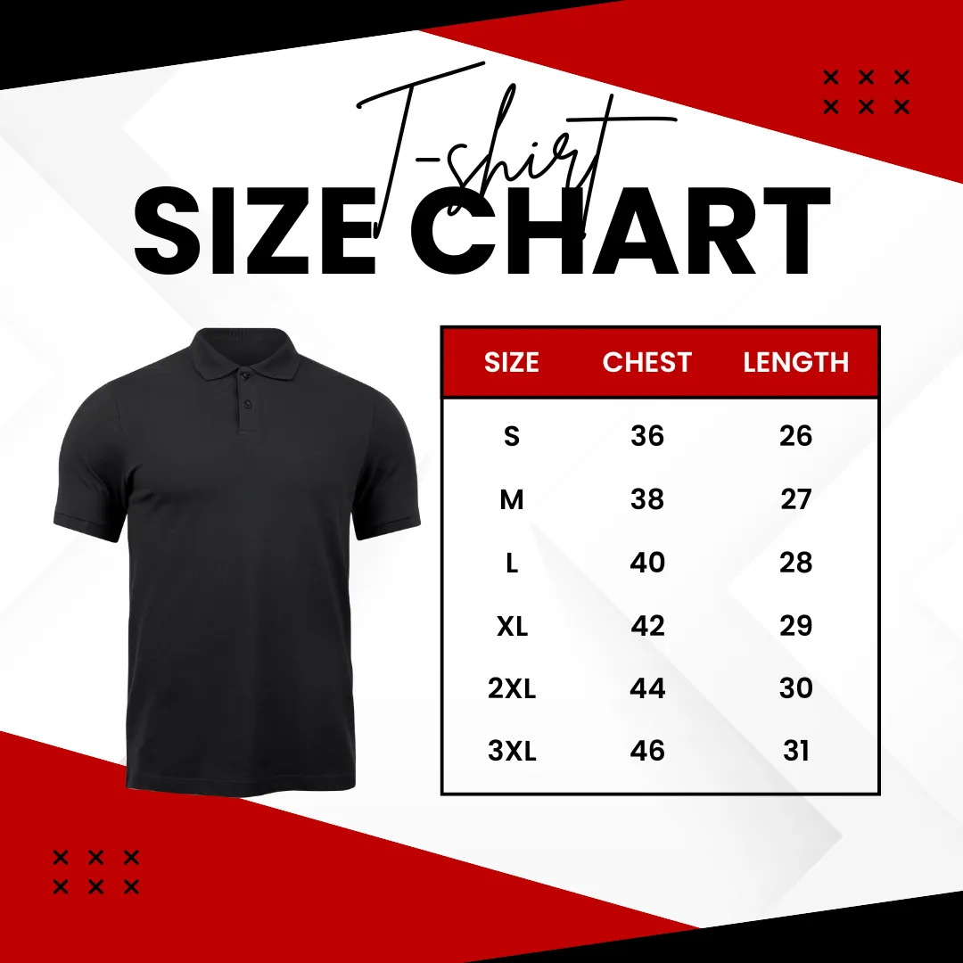 Maroon Polo T-Shirt with White & Black Double Stripes
