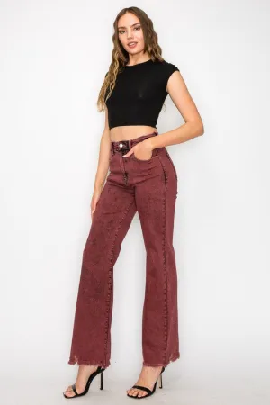 Maya High Rise Flared Leg Jeans