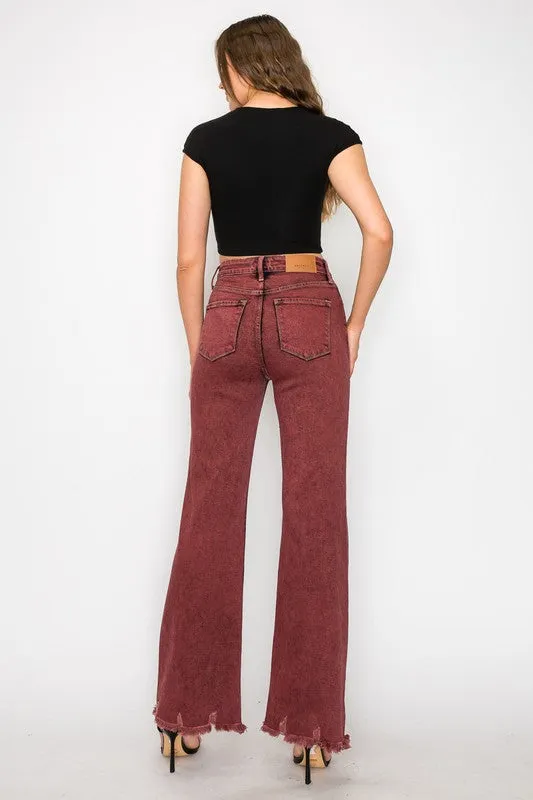 Maya High Rise Flared Leg Jeans