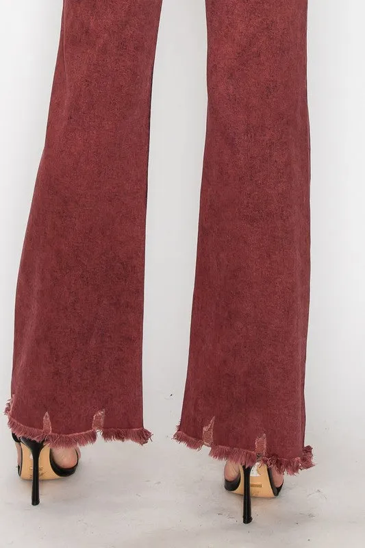 Maya High Rise Flared Leg Jeans