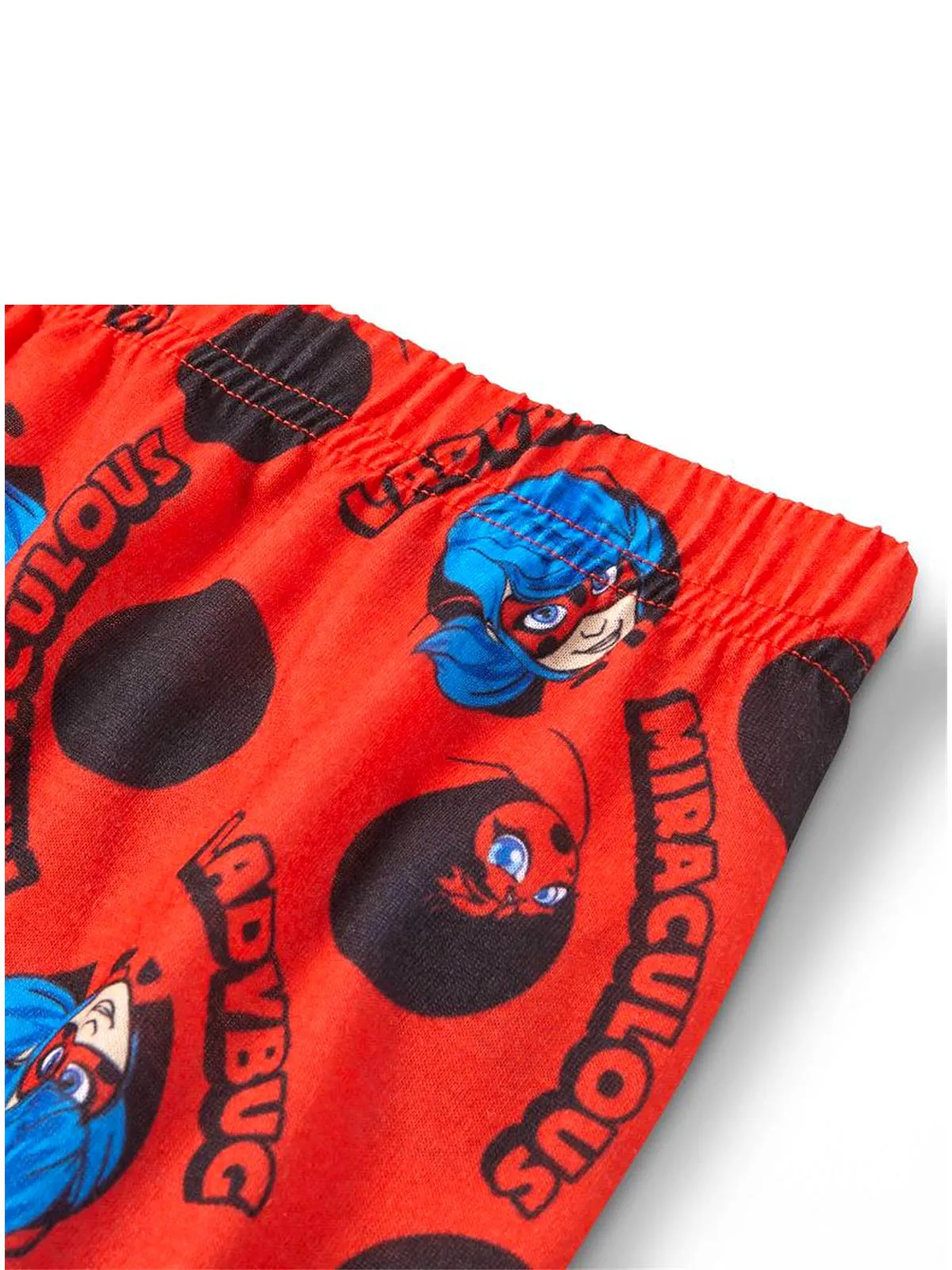 Miraculous Ladybug Girls' Pajama, 2 Piece Sleepwear Set