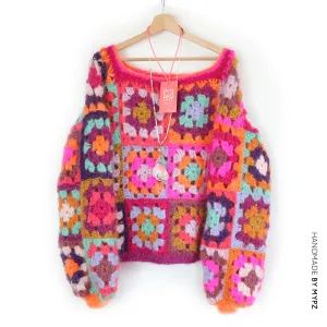 MYPZ Mohair Granny square Pullover Flora