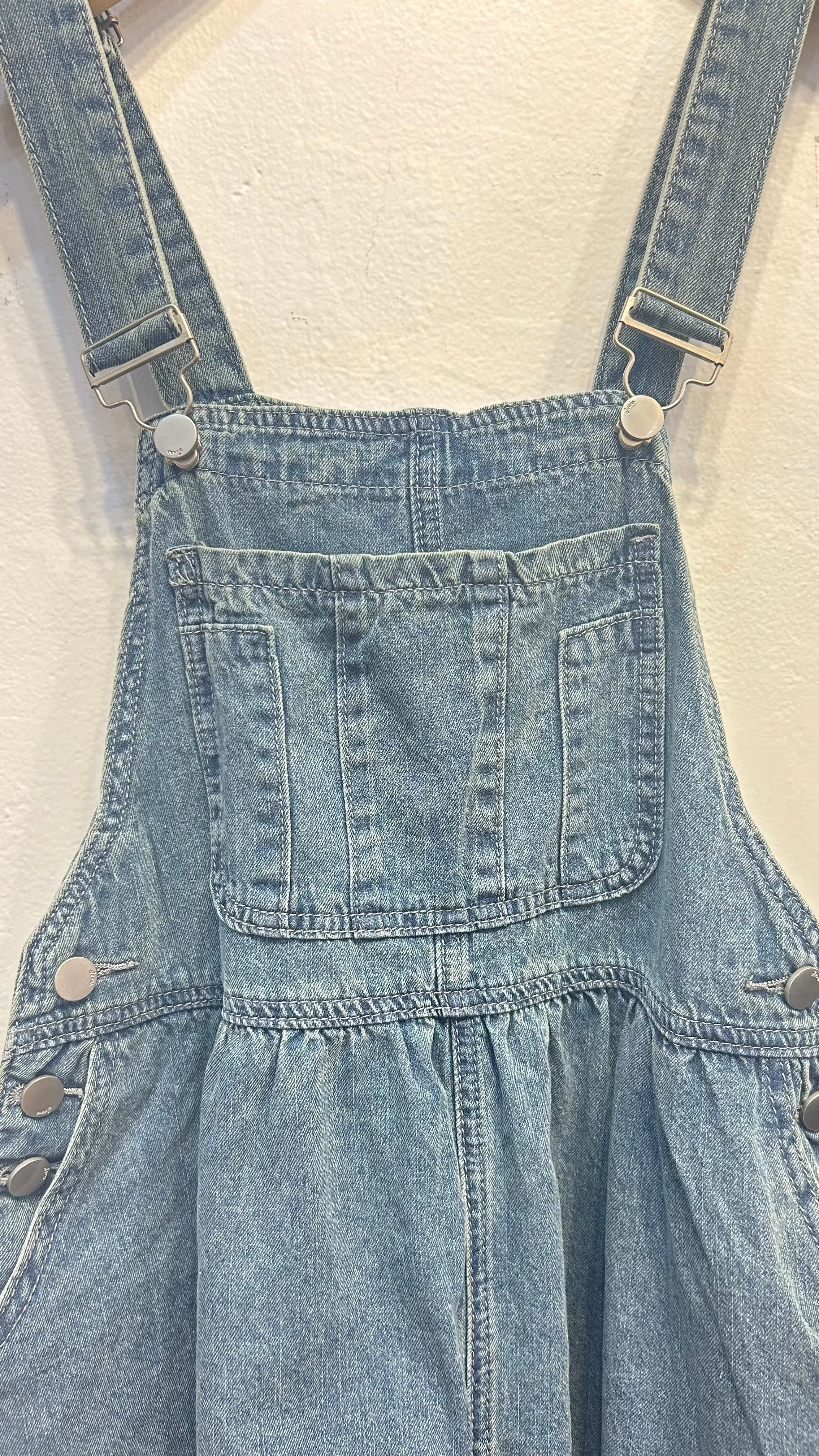Overall denim dress