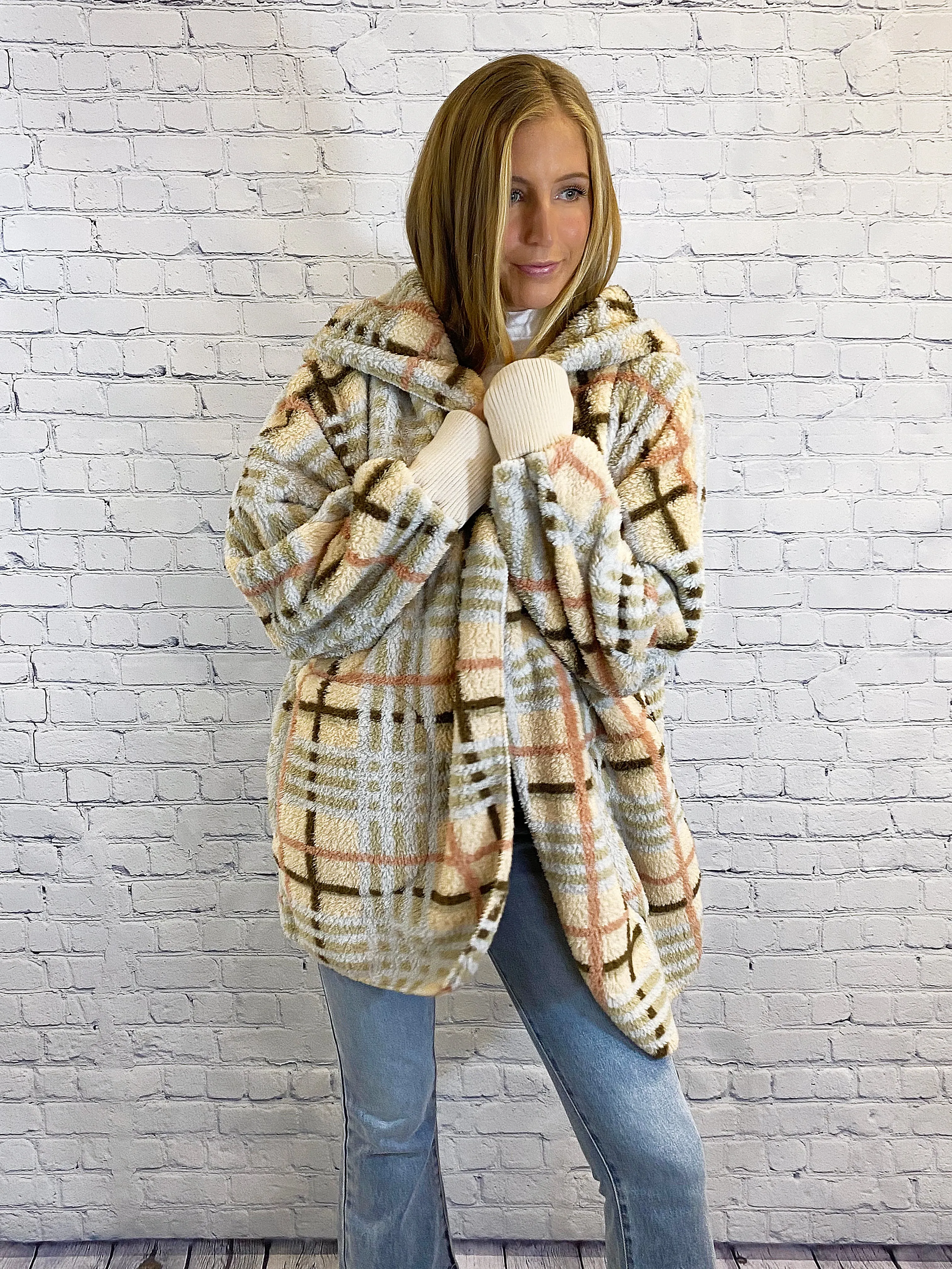 Plaid Bear Jacket