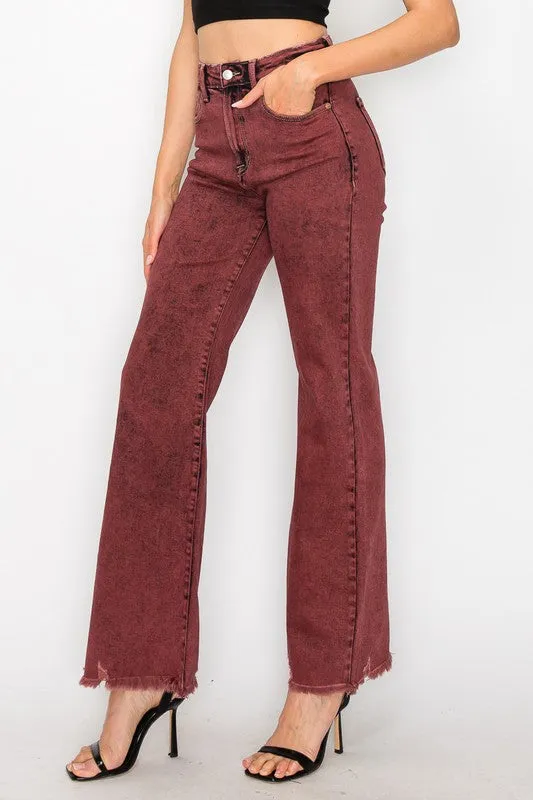 Plus Maya High Rise Flared Leg Jeans