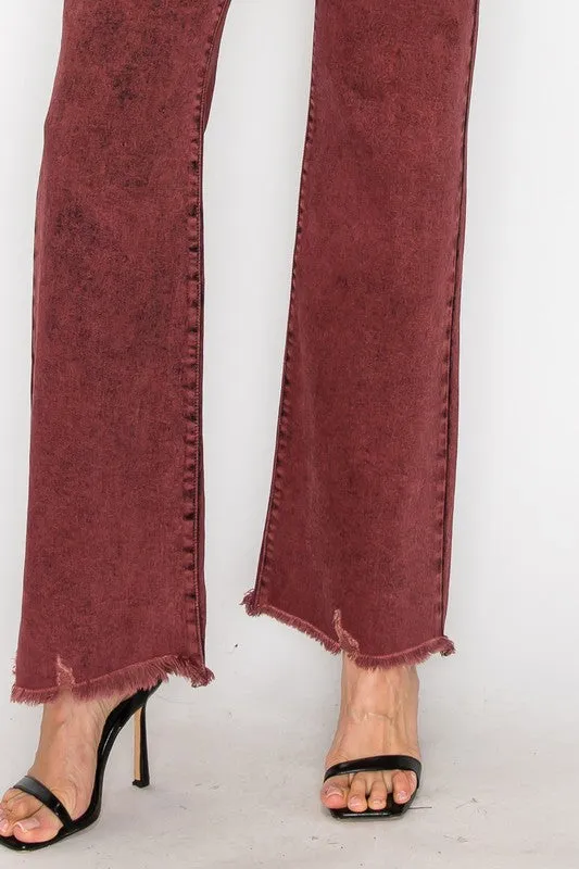 Plus Maya High Rise Flared Leg Jeans