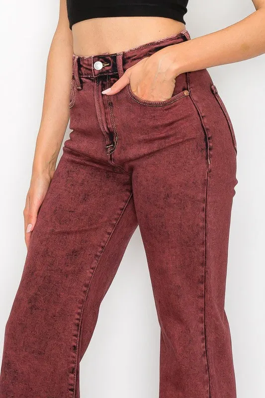 Plus Maya High Rise Flared Leg Jeans