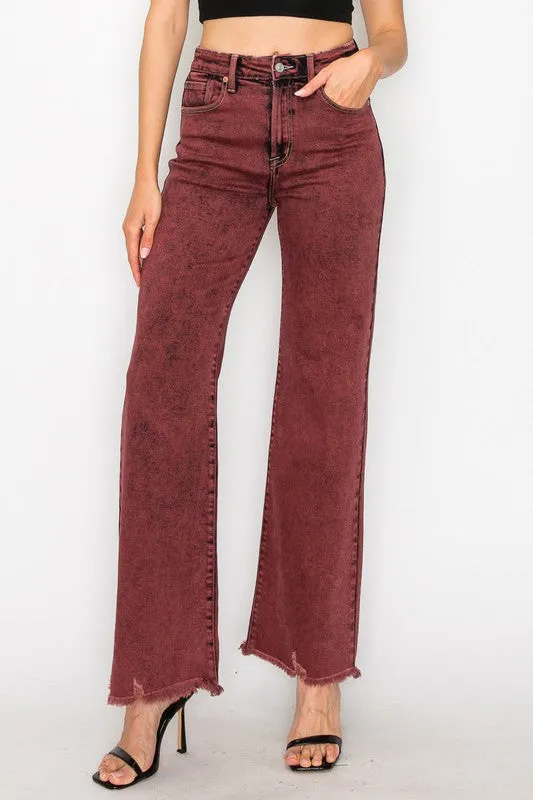 Plus Maya High Rise Flared Leg Jeans