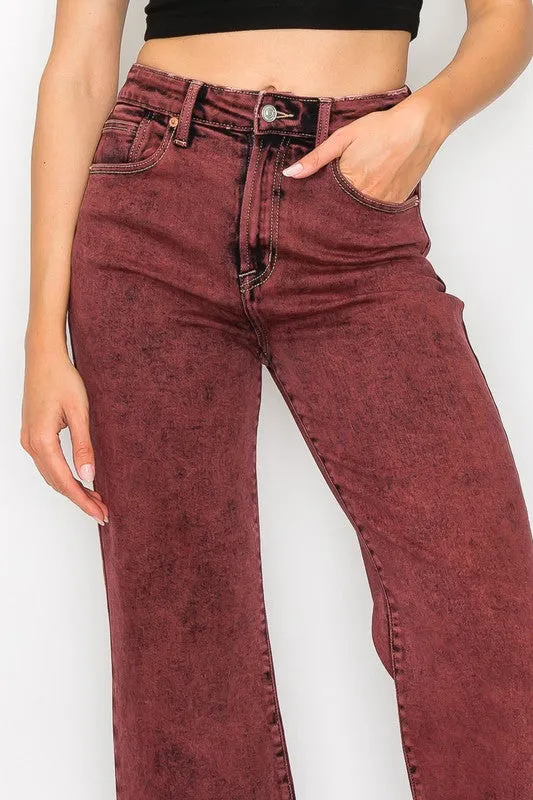 Plus Maya High Rise Flared Leg Jeans