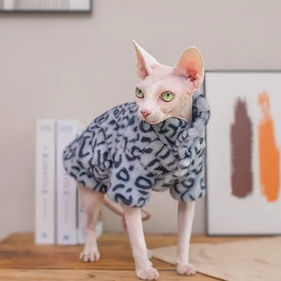 Sphynx Cat Faux Fur Coat