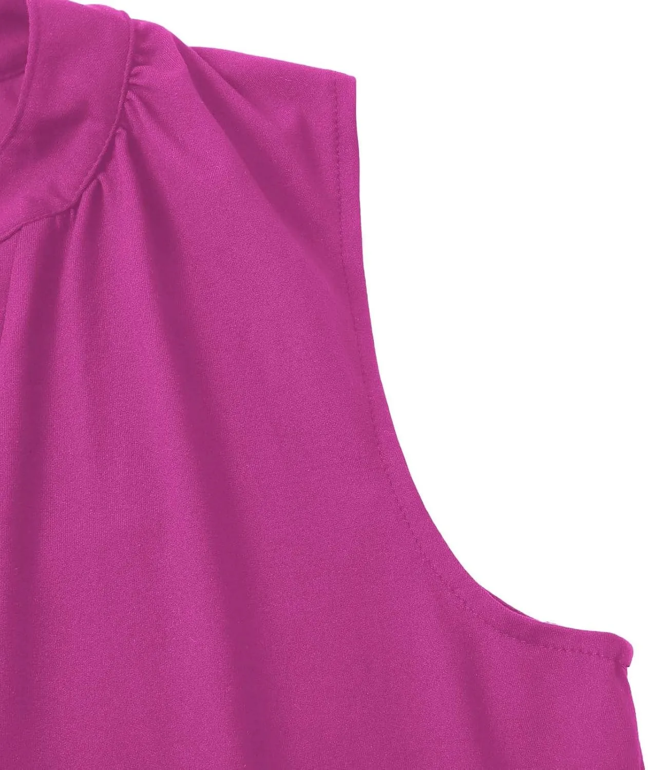 Summer Dresses for Women 2025 Casual Boho Maxi Sundresses Sleeveless V-Neck Pleated Dresses Beach Vacation Tank Dress