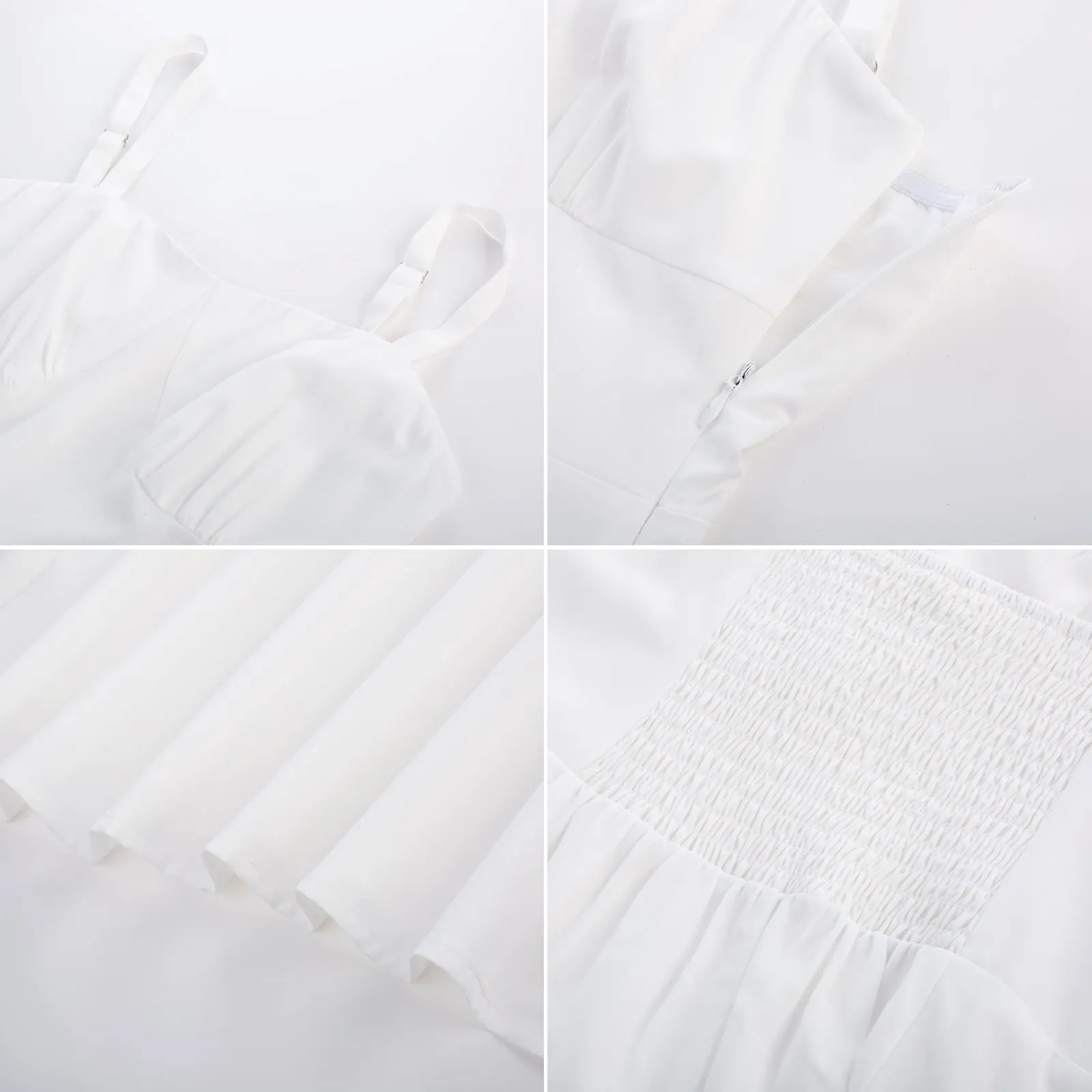 Sun Slip Dresses for Women Boho Maxi Dresses Casual Spaghetti Ruffle Dress