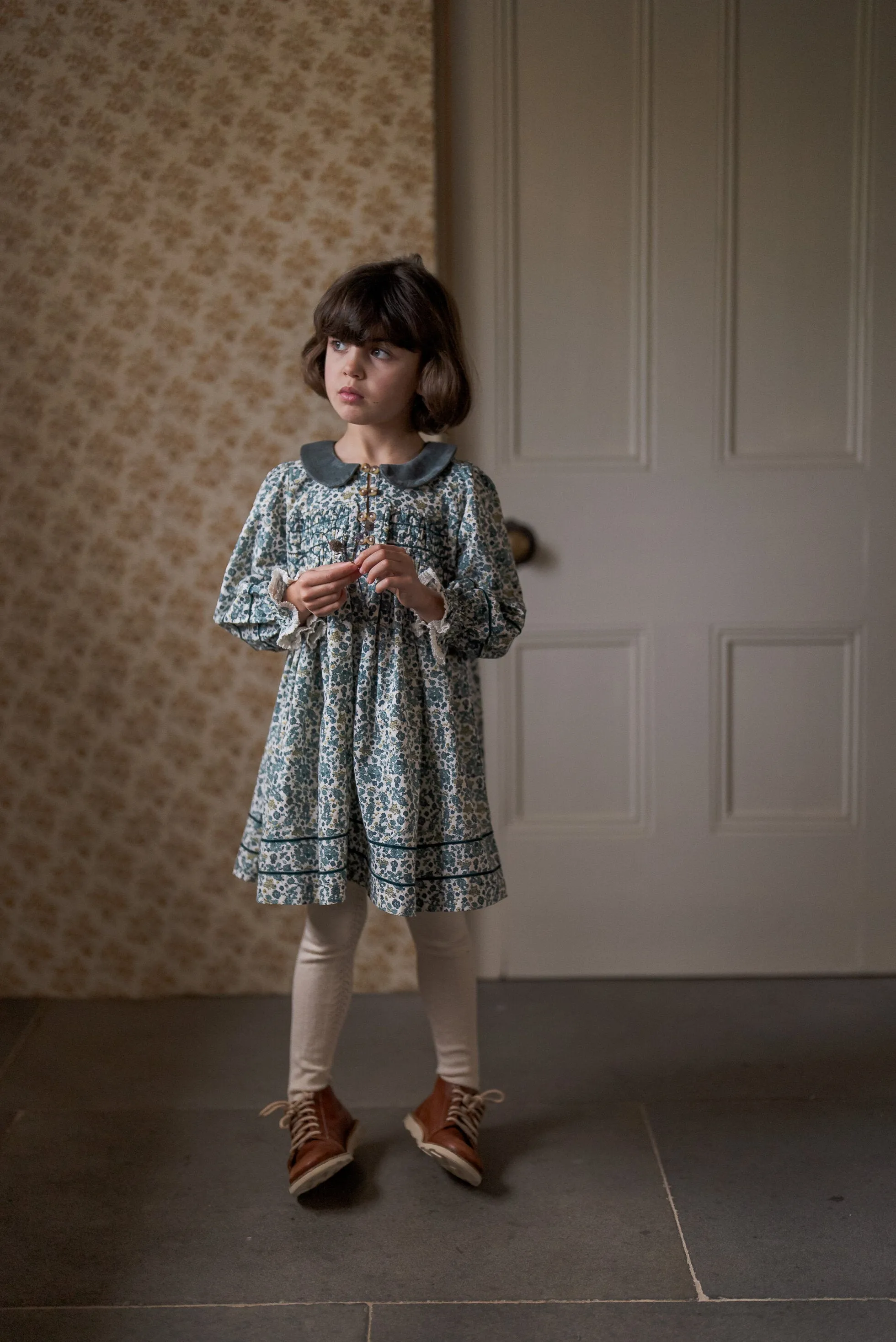 Tessa Dress, Midwinter Floral