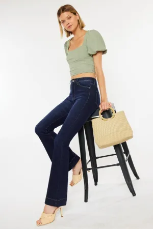 Vervet High Rise Dark Wash Flare