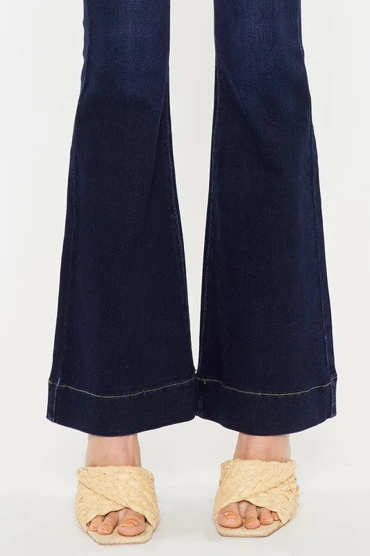 Vervet High Rise Dark Wash Flare
