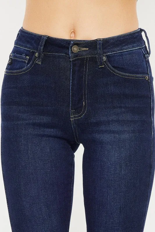 Vervet High Rise Dark Wash Flare