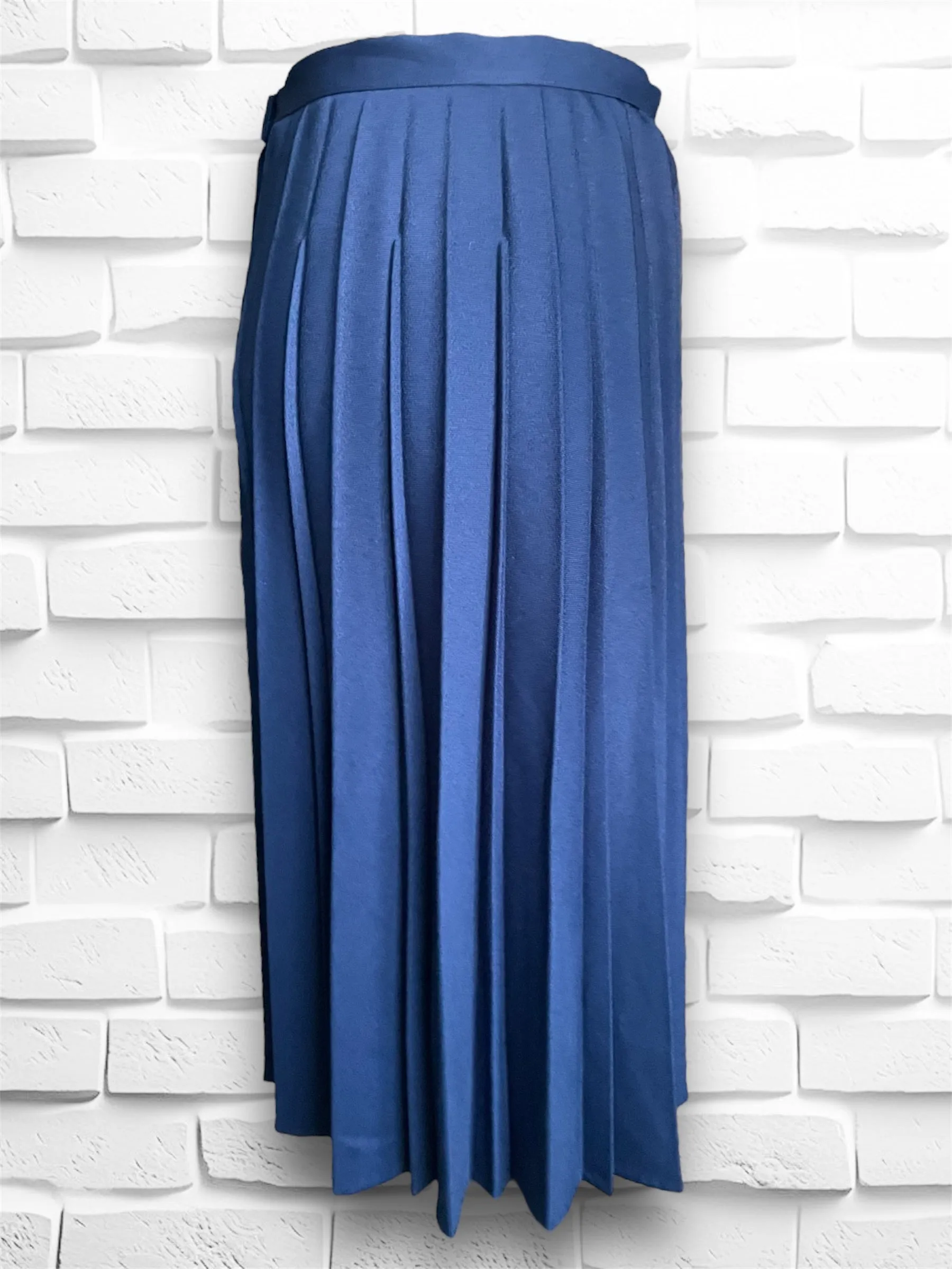 Vintage 1960’s Navy Pleated Skirt