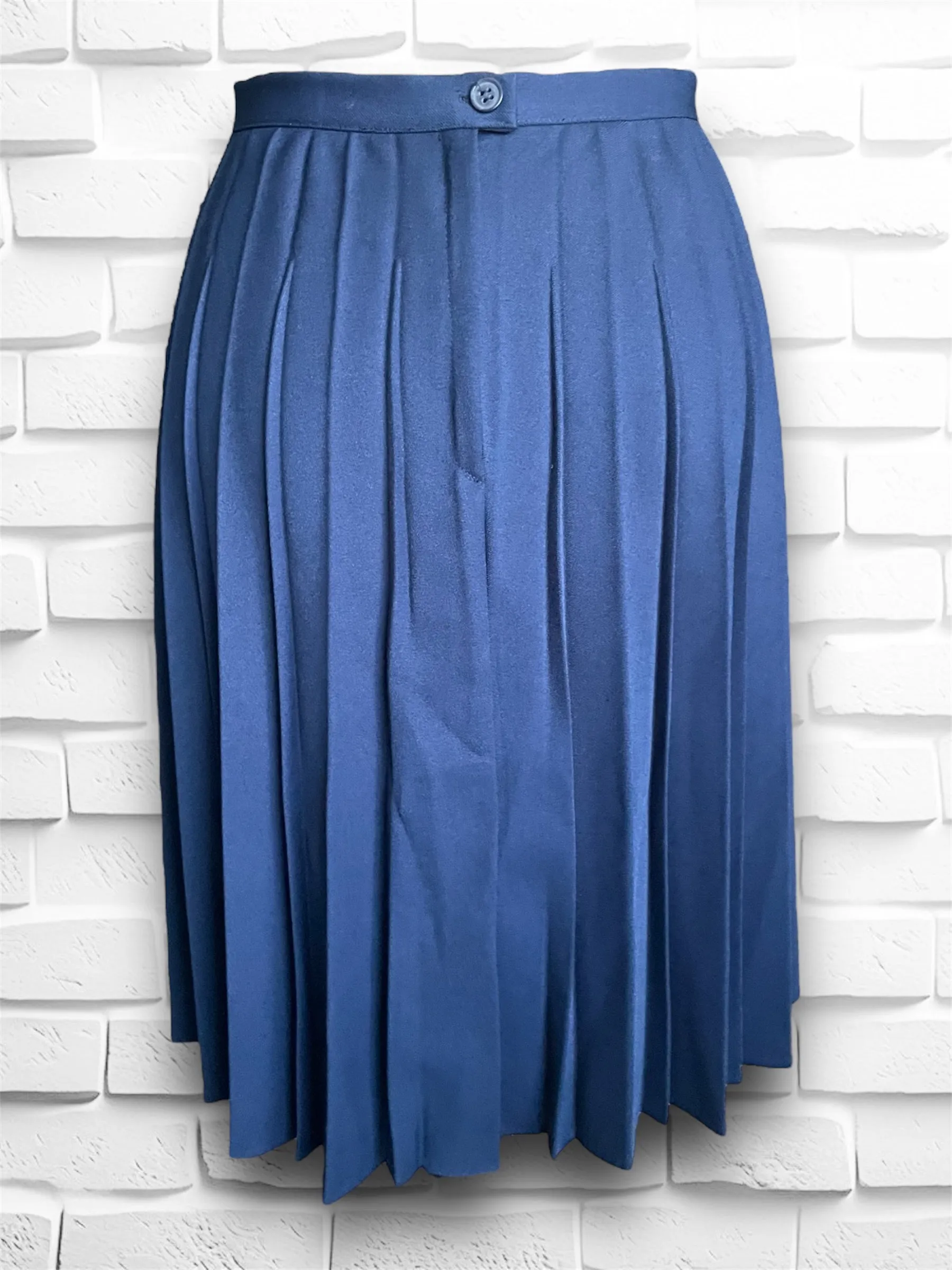 Vintage 1960’s Navy Pleated Skirt