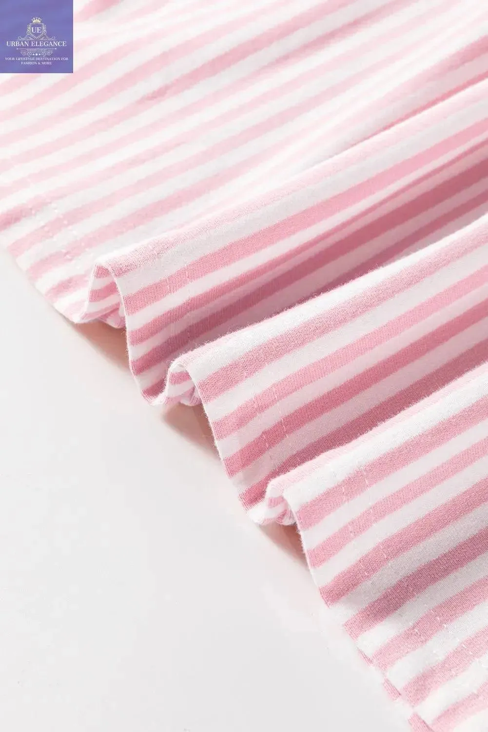 White Stripe Patchwork Plus Size T-Shirt